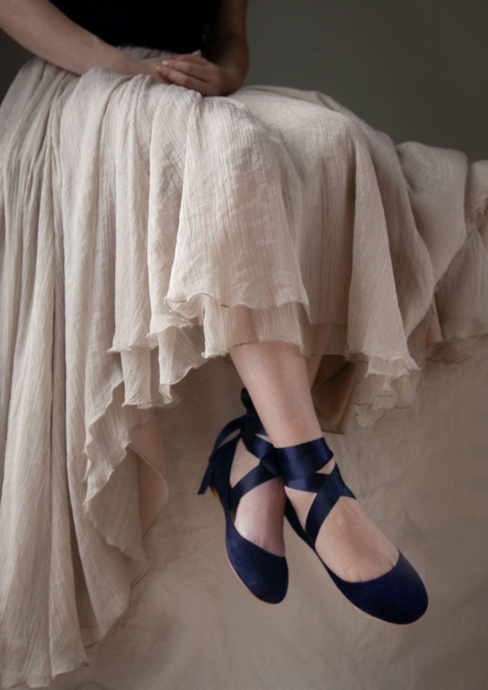 Ribbon Detail on Ballet Flats