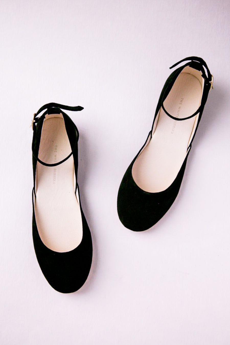 AVIA Ballerinas - Schwarzes Nubukleder