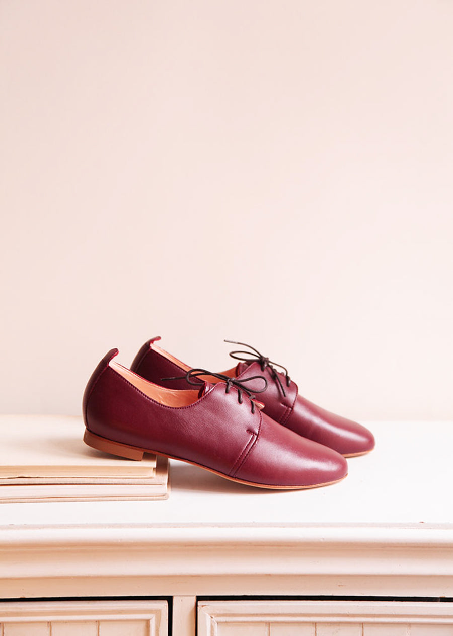 AMIRA Oxford Schuhe - Bordeaux