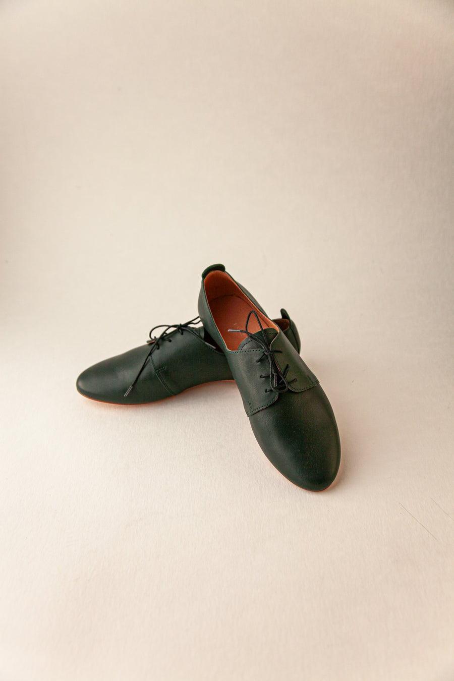 AMIRA Oxford Shoes - Dark Green