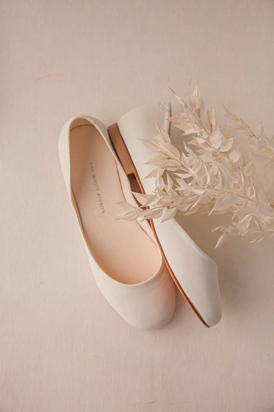 MILA BALLET FLATS – Light Ivory