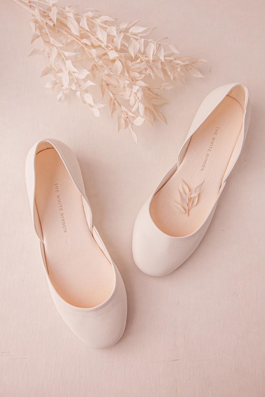 ivory flat dress shoes Ivory Bridal Shoes