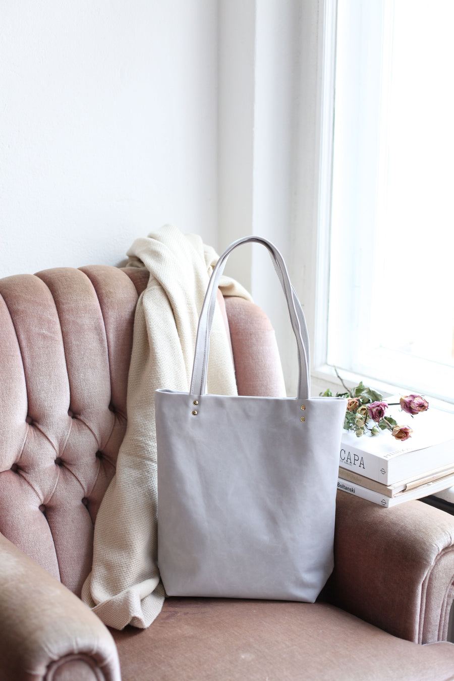 AMA Tote – Sea Grey
