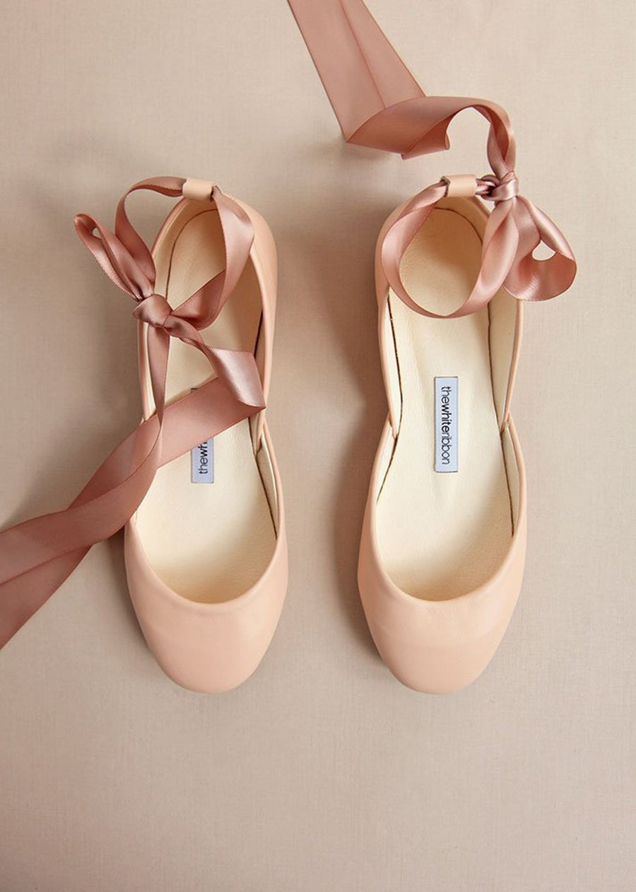 Peach clearance bridal shoes