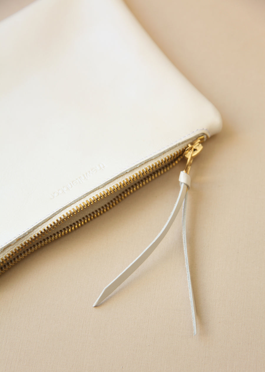 Soft Pleated Clutch with Crystal Clasp | David's Bridal