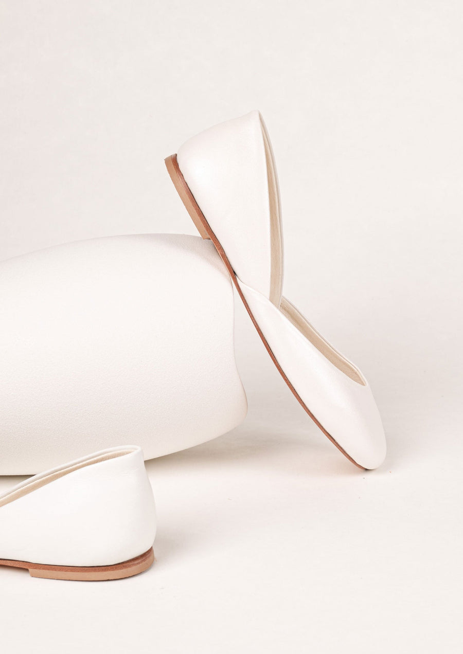 ivory dress flats Joyfolie GirlsMiriam Flat in Cream | Flower Girl Shoes | Bow Flats